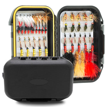 HERCULES Fly Fishing Flies Kit, Pack of 70 pcs, Dry Flies
